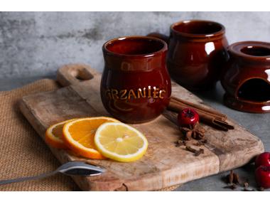 Zdjęcie: Kubek beczułka z napisem Grzaniec 250 ml ALTOM DESIGN