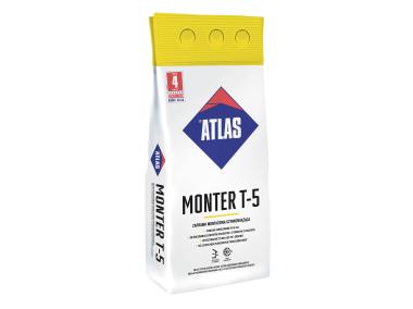 Zdjęcie: Zaprawa montażowa T-5 szybkowiążąca Monter 5 kg ATLAS