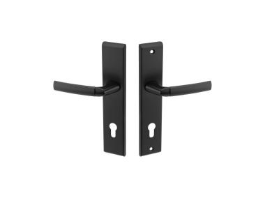 Zdjęcie: Klamka zewnętrzna Fudzi 90 WKL czarny mat lewa GAMAR