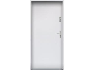 Zdjęcie: Drzwi wejściowe do mieszkań Bastion N-02 Biały 80 cm (NW) lewe ODP KR CENTER