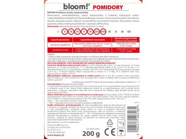 Zdjęcie: Nawóz rozpuszczalny do pomidorów 200 g BOPON BLOOM!