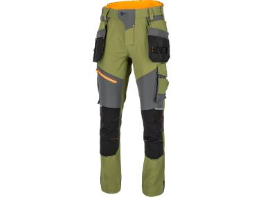 Zdjęcie: Spodnie Stretch zielone "XL", CE, LAHTI PRO