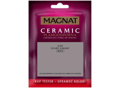 Zdjęcie: Farba Ceramic tester koloru szary kwarc C59 30ml MAGNAT