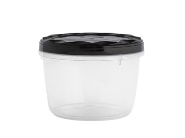 Zdjęcie: Pojemnik z z zakręconą pokrywką 0,6 L czarny ALTOMDESIGN