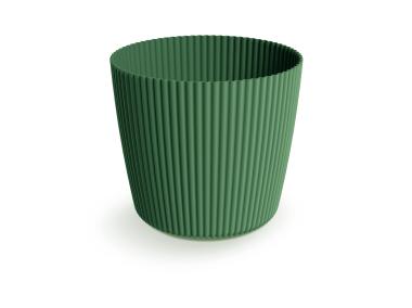 Zdjęcie: Doniczka Milly Round zielona pinia, wysokość 20,8 cm PROSPERPLAST