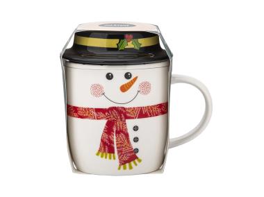 Zdjęcie: Kubek zimowy 400 ml bałwanek z pokrywką ALTOM DESIGN