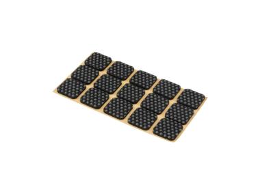 Zdjęcie: Podkładki antypoślizgowe czarne 28x28 mm METRO