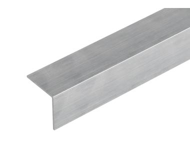 Zdjęcie: Kątownik PVC 20x20x1,1 mm srebrny szczotkowany 2,75 m CEZAR