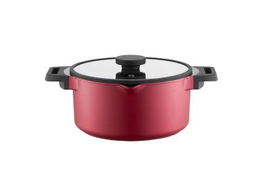 Zdjęcie: Garnek aluminiowy z pokrywką Noel 24 cm 4,7 L AMBITION