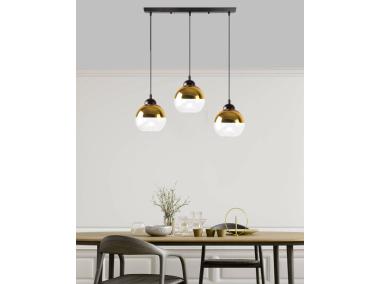 Zdjęcie: Lampa wisząca Contessa 3X40 W E27 złoty CANDELLUX