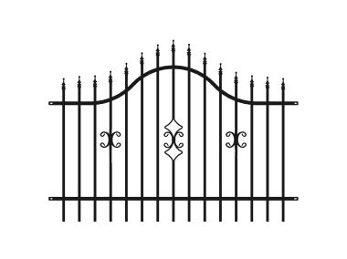 Zdjęcie: Przęsło Iga 2,00 m, 0,90-1,20 m, ocynk+RAL9005 POLBRAM