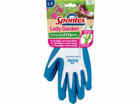 Rękawice ogrodowe Lady Garden recycled L SPONTEX