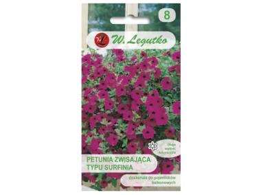 Zdjęcie: Petunia ogrodowa Rubina F2 o pędach zwisających purpurowo-fioletowa 0,01 g W.LEGUTKO
