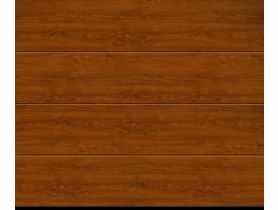 Brama garażowa segmentowa automatyczn IsoMatic Deco Color złoty dąb 250x212,5 cm HORMANN