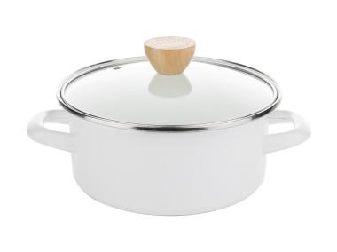 Zdjęcie: Garnek Frida 18 cm - 2 L biały EMALIA PLESZEW