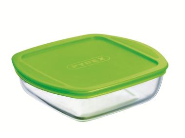 Zdjęcie: Naczynie Cook 25x22x7 cm - 2,3 L kwadratowe z pokrywką PYREX
