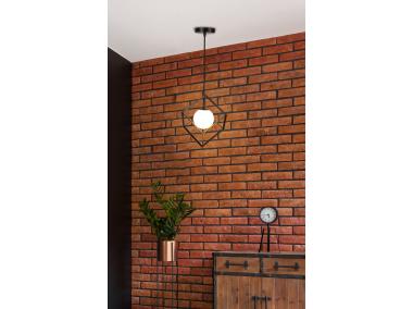 Zdjęcie: Lampa wisząca Weert Ledea czarno-złota CANDELLUX