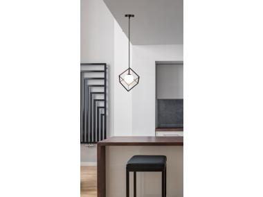 Zdjęcie: Lampa wisząca Weert Ledea czarno-złota CANDELLUX