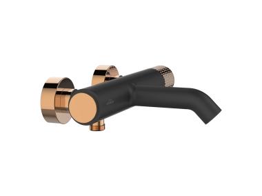 Zdjęcie: Bateria wannowa Moonlight czarny/rose gold INVENA