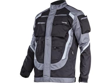 Zdjęcie: Bluza czarno-szara z pasami odblaskowymi, 3XL, CE, LAHTI PRO