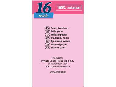 Zdjęcie: Papier toaletowy 16 rolek 3-warstwowy FAMILIA