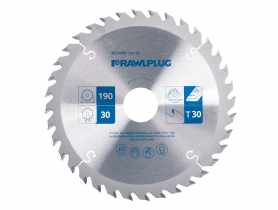 Piła do pilarek tarczowych do drewna 190 mm 30/20/16x40z - blister - RAWLPLUG