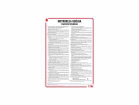 Oznaczenie "Instrukcja ogólna przeciwpożarowa" 24,5x35 cm METRO