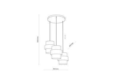 Zdjęcie: Lampa sufitowa Calisto new koło 3 pł 4707 TK LIGHTING