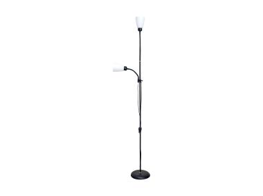 Zdjęcie: Lampa stojąca Mader 2 x E27 BLACK czarny 2 x 15 W STRUHM