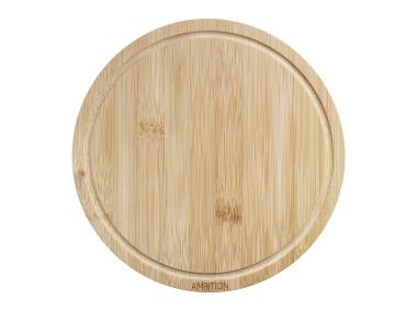Zdjęcie: Deska do krojenia bambusowa Ombre 28 cm okrągła AMBITION