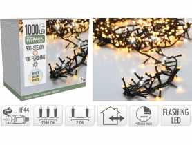 Łańcuch świetlny 20 m 1000 led biały ciepły biały KOOPMAN