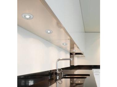 Zdjęcie: Oprawa stropowa okrągła chrom oczko 50 W + LED CANDELLUX