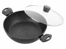 Garnek niski Bono 28 cm - 3,8 L z pokrywką FLORINA