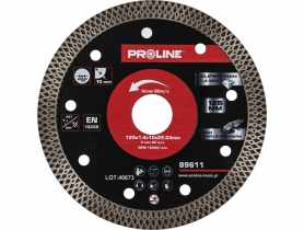 Tarcza diamentowa do cięcia, cienka, 125x1,4x10x22.23 PROLINE