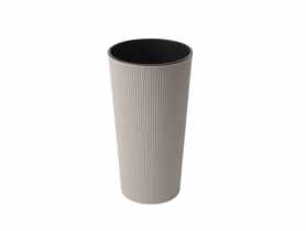 Doniczka Lilla 19 cm Jumper taupe LAMELA