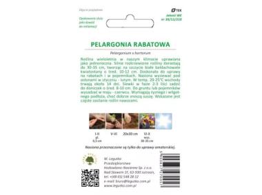Zdjęcie: Pelargonia rabatowa Gama F1 biała 0,05 g W.LEGUTKO