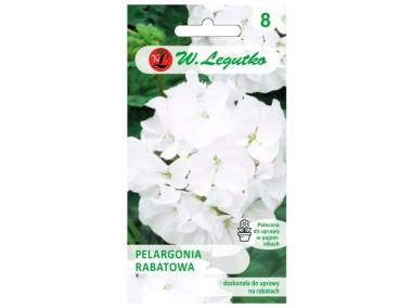 Zdjęcie: Pelargonia rabatowa Gama F1 biała 0,05 g W.LEGUTKO