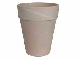 Donica terakota prosta XL Granit 26 cm CERMAX