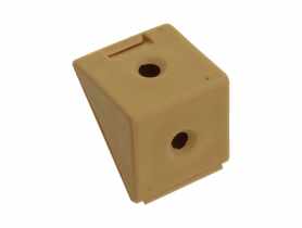 Złącze kątowe pojedyncze buk jasny 12 sztuk METRO