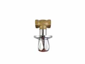 Zawór przelotowy podtynkowy chromowany - 3/4" WADEP