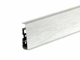 Listwa przypodłogowa PVC Hi Line Prestige 2,2x7,5 cm 2,50 m Dąb Szary Organiczny Mat CEZAR