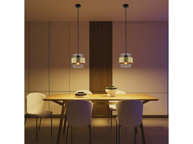 Zdjęcie: Lampa wisząca Miele dymna duża LIGHT PRESTIGE