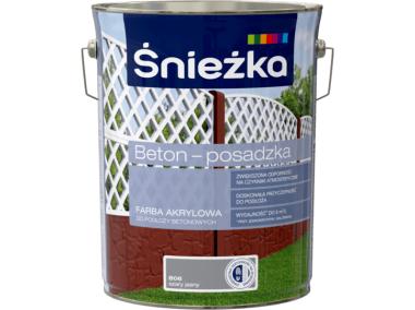 Zdjęcie: Farba akrylowa beton posadzka szary jasny 5L ŚNIEŻKA
