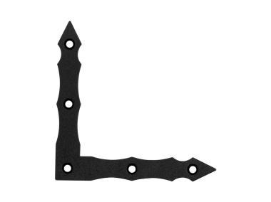 Zdjęcie: Narożnik ozdobny czarny 150x150x25 mm METRO