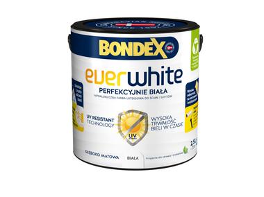 Zdjęcie: Farba lateksowa Ever White 2,5 L BONDEX