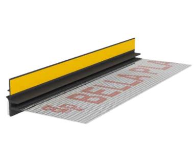 Zdjęcie: Listwa PVC BP13 Midi L300 9/3 szary ciemny, z siatką i z uszczelką BELLA PLAST