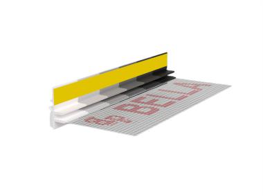 Zdjęcie: Listwa PVC BP13 Midi L300 9/3 szary ciemny, z siatką i z uszczelką BELLA PLAST