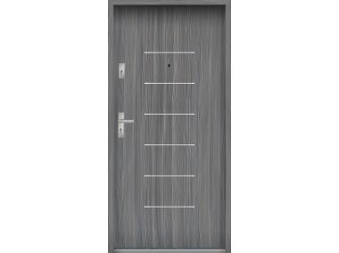 Zdjęcie: Drzwi wejściowe do mieszkań Bastion A-39 Mokka 90 cm prawe ODR KR CENTER