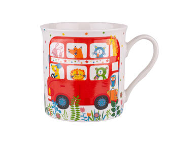 Zdjęcie: Kubek Prosty z wywiniętym rantem Nbc 250 ml dekoracja London Bus ALTOMDESIGN