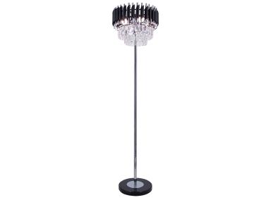 Zdjęcie: Lampa stojąca Toledo 4-punktowa czarno-srebrna ELEM